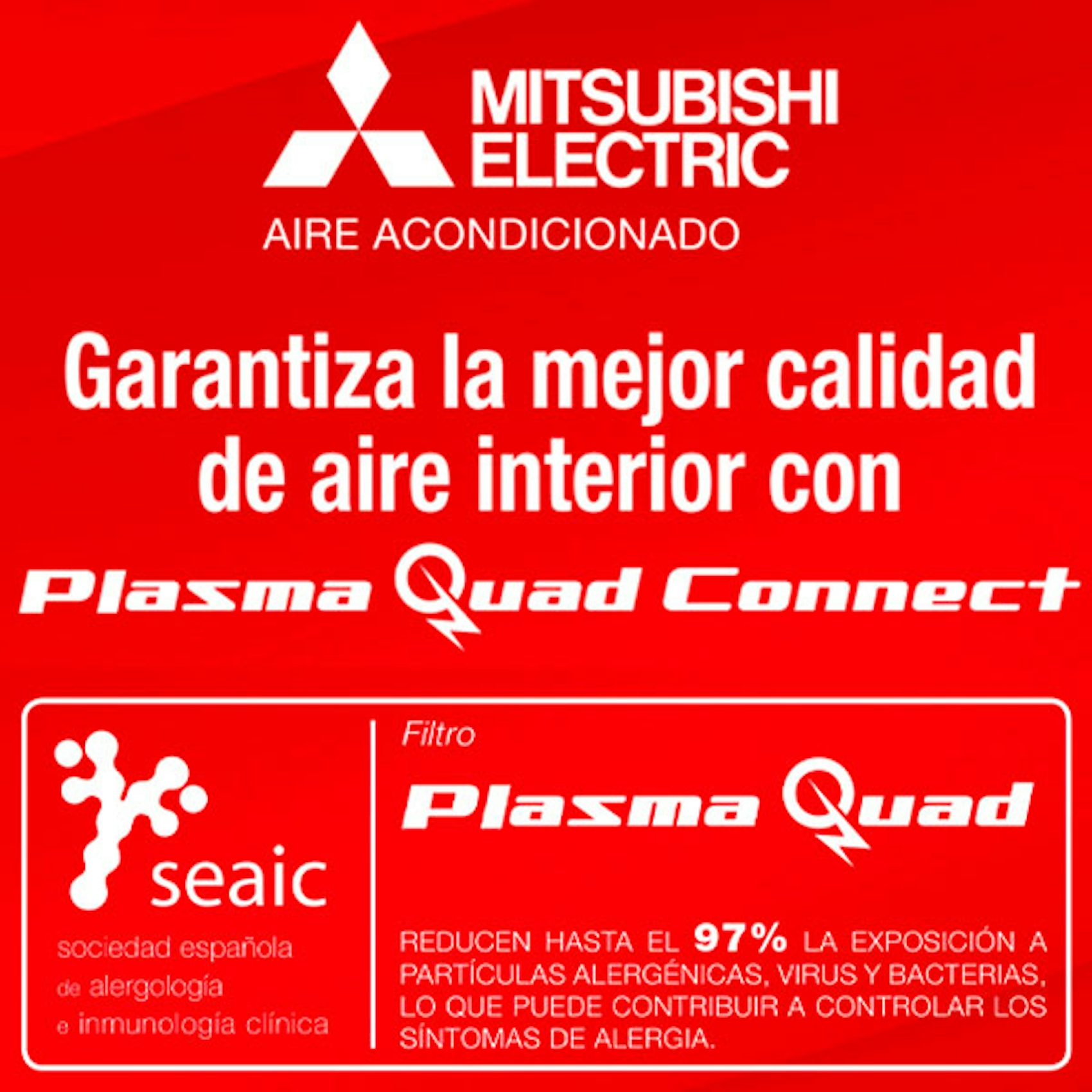 Filtro Mitsubishi Electric Plasma Quad Connect MAC-100FT-E